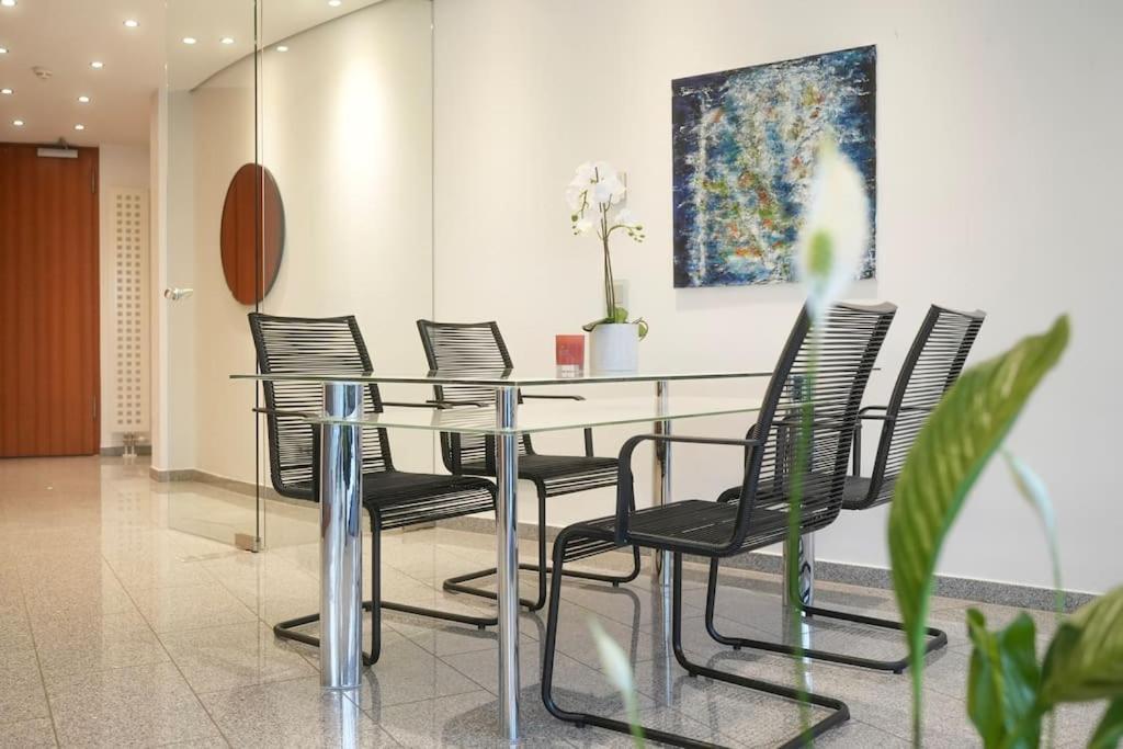 Exklusive Stadtoase Design-Wohnung - Panoramablick Koblenz  Bagian luar foto